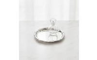 2 Pieces Stainless Steel Coasters Easy to Clean Coasters with Raised   Silver for Cafes, Hosts, Beverage Presentation