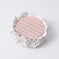 Jewelry Display Tray Textile-Covered Jewelry Organizer Tray Ribbed