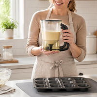 Handheld Batter Dispenser Easy to Tidy Pour Batter Dispenser Dishwasher Safe