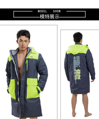 FEW飘陈苏伟横渡同款 游泳保暖棉服 防寒保暖大衣 训练外套棉服