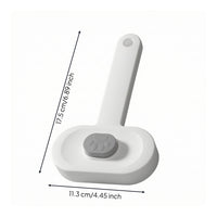Self-Cleaning Pet Grooming Brush with Release Button Gentle Dog Brush with Release Button Ergonomic Lightweight