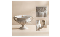 Urn Vase with Pedestal Distressed Vessel Classical for Weddings