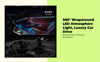 App-controlled RGB car LED lights