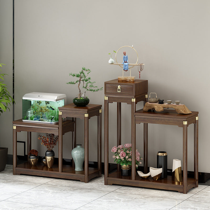 Bamboo Plant Stand with Multiple Tiers