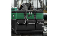 Oxford Cloth Tool Bag Reinforced Tool Bag with Shoulder Strap Structured Large Capacity for Technicians, Job Sites, Workshops