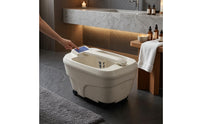 Wheeled Electric Foot Bath Basin Heated Foot Bath with Wheels Portable for Home, Salon