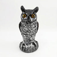 Owl Garden Ornament Textured Outdoor Decor Weatherproof for Pond