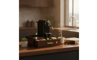 Coffee Station Organizer with Drawer Large Capacity Coffee Station Organizer for Office Breakroom