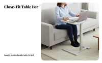 Adjustable Overbed Table Foldable Design Adjustable C-Shaped Desk for Students
