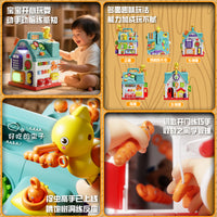 新品早教益智啄木鸟忙碌屋多种玩法儿童宝宝动手动脑婴儿玩具