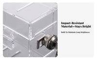 Thermostat Lock Box with Key | Ventilated Cutout Openings, Thermostat Cover with Lock, for workplaces