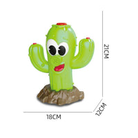 Cactus Sprinkler Summer Fun Sprinkler Toy Cute Design for Garden