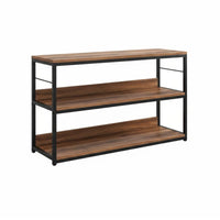 Multi-Tier Floor Shelf Large Capacity Shelving Single-Tier Space-Saving Exposed Design for Fromice Workers, Householders