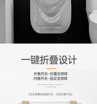 卫生间新款壁挂式垃圾桶厕所垃圾架垃圾袋支架专用桶纸篓厕所窄 垃圾架*2支+100黑垃圾袋_4个月用量