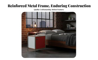 Cylindrical Frame Frame Cabinet Minimalist Design Nightstand Versatile