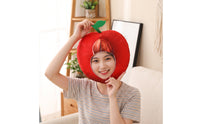 Fuzzy Cherry Headpiece Adorable Cherry Headpiece Comfortable Fuzzy Hat for Cosplay