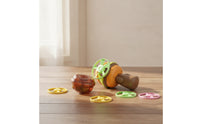 Burger Launcher with Flying Discs Outdoor Rotating Top Disc Launcher Cartoon Rotating Top Toy Colorful for Children
