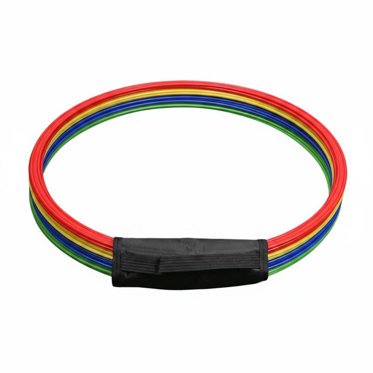 12 Pieces Soccer Training Rings Flexible Material Agility Rings Bright Colors Exercise Equipment for Athletes