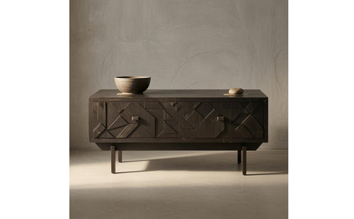 Slender Legs Low Cabinet Frame Structure Furniture Flat Top