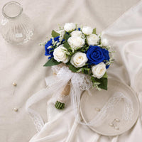 Bridesmaid Floral Arrangement Lightweight Event Decor Silk Flowers for Photo