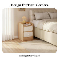 Narrow Bedside Cabinet Space-Saving Nightstand adaptable for Bedroom, residents