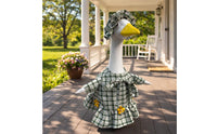 Pastoral Design Porch Goose Costume Charming Design Goose Statue Dress Set Accent for Garden
