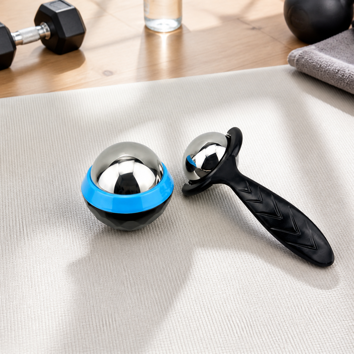 Muscle Relaxation Balls, Tendonitis Relief, Vascular Health, 50/60mm Stainless Steel Physical Therapy Massage Balls for Cold & Hot Therapy