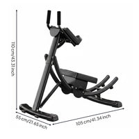 Core Roller Machine Sturdy Construction Kneeling Ab Compact Size Core Workout