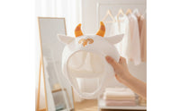 Novelty Goat Hat with Chin Strap Soft Sheep Hat with Horns for Costume Parties, Photo Shoots, Stage Performances