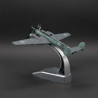 1:100 Scale Model Airplane Die-  WW2 Fighter Aircraft Model Detailed Finish Collectible for Collectors, Desk