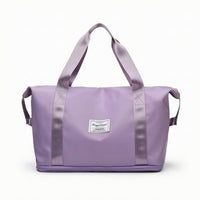Travel Duffel Bag with Trolley Sleeve Waterproof Duffel Bag with Wet Compartment Large Capacity Versatile for Travelers