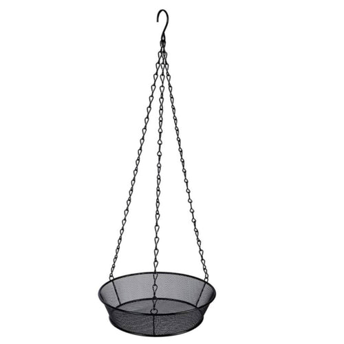 Bird Feeder Bowl with Metal Hanger Weather Resistant for Garden, Backyard