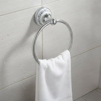 2 Pieces Ceramic Towel Holder Long-Lasting Decorative Robe Hook Space Saving