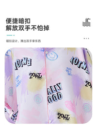 洲克成人浴袍开衫吸水速干斗篷zoke女士防晒浴巾温泉度假防风保暖