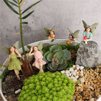 Flower Fairy Set 5 Resin Garden Ornament Set