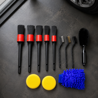 Full Detailing Car Cleaning Kit Microfibre Car Wash Kit with Wheel Brush