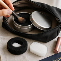 Makeup Brush Dry Cleaning Box with Sponge for Quick Color Switch