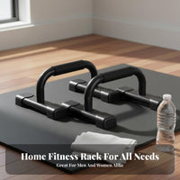 2 Pieces Press-up Handles Comfortable Foam Grips Press-up Stands I-Shaped Parallettes Sturdy Duty Floor Press Handles Portable