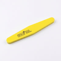 Double Sided Emery Buffer Block for Nail Shaping and Polishing, Washable Sponge Core Diamond Shape File for Technicians