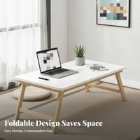 Foldable Bay alcove Desk Safe Rounded Corners Foldable Chabudai Table