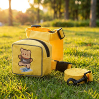 Small Dog Harness and Cat Harness Vest with Backpack, Adjustable Polyester Pet Walking Gear for Travel, Outdoor Not Retractable Pet Harness
