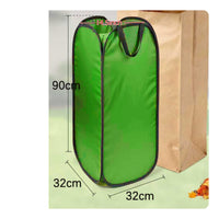 Bag Holder with Funnel Lightweight Standing Leaf Holder Leaf Funnel Heavy Duty Debris Carrier Fold-out for Gardeners, Lawn Care