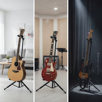 Tripod Guitar Stand Foldable Guitar Stand Adjustable for Guitarists, Home