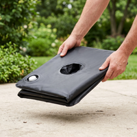 Outdoor Water-Filled Base Weight Bag for Umbrellas, Tents, and Arches - Heavy Duty Square Design