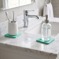 Diatomaceous Earth Absorbent Coasters for Kitchen & Bathroom