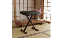 Folding Piano Bench Foldable Adjustable Piano Bench Space-Saving Furniture for Pianists, Home Practice
