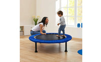 Low-Height Spring Trampoline Compact Round Trampoline Waterproof Rebounder Resistant for Backyard, Classroom