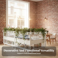 Nordic aesthetic Metal lattice partitionr Multi-Functional Partition Screen long-lasting Space Separator configurable Layfrom for Restaurant Owners, sectionice Managers, Homeowners, Restaurants, sectionices, Hotel Lobbies, Living Rooms