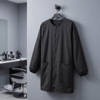 Hair Stylist Apron with Pockets Long-Sleeved Hairdresser Apron with Pockets Lightweight Salon Smock for Stylists, Hairdressers, Barbershop