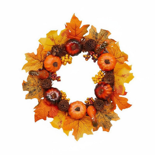 Autumn foliage and Pumpkin festive chain Festive Design Decorative string Bendable